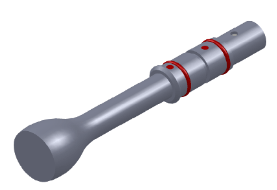 Probe Rotating, Rigid, Dia = 4.76mm (3/16"), wl = 35mm